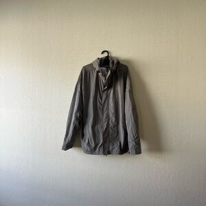 NWT Korean Gray Windbreaker